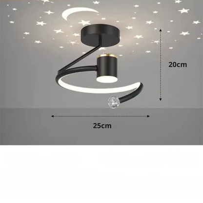 Dimmable LED Ceiling Light With Starry Sky Ambient Effect NALANI
