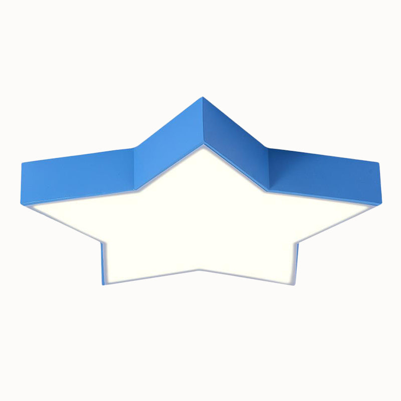 LED Flush Mount Light For Kids Room Acrylic Ceiling Fixture NALANI
