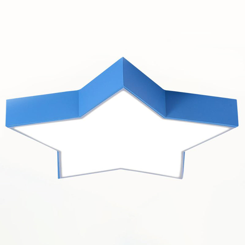 LED Flush Mount Light For Kids Room Acrylic Ceiling Fixture NALANI