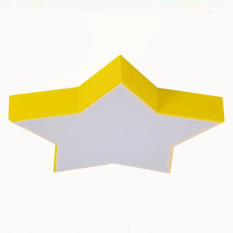 LED Flush Mount Light For Kids Room Acrylic Ceiling Fixture NALANI