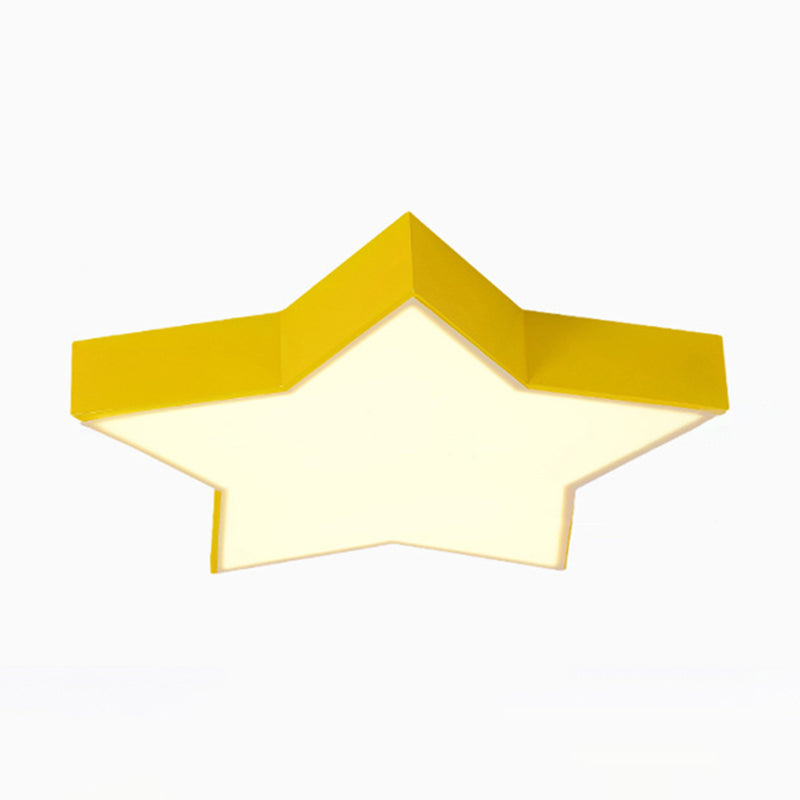 LED Flush Mount Light For Kids Room Acrylic Ceiling Fixture NALANI