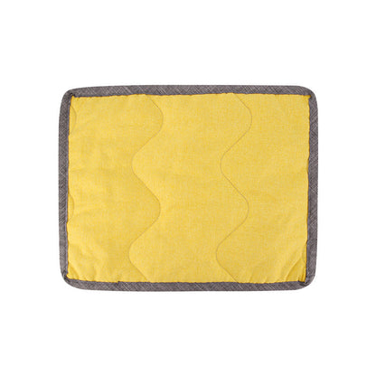 All Season Dog And Cat Mats Bite Resistant Sleep Pads Yellow NALANI