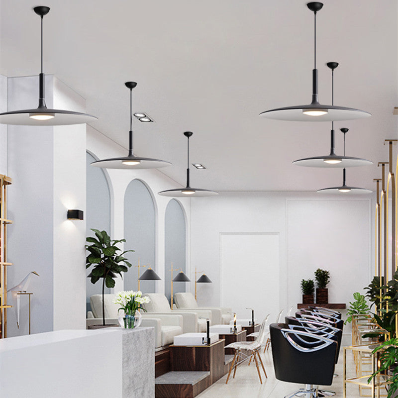 Flying Saucer LED Pendant Light Modern Minimalist Metal NALANI