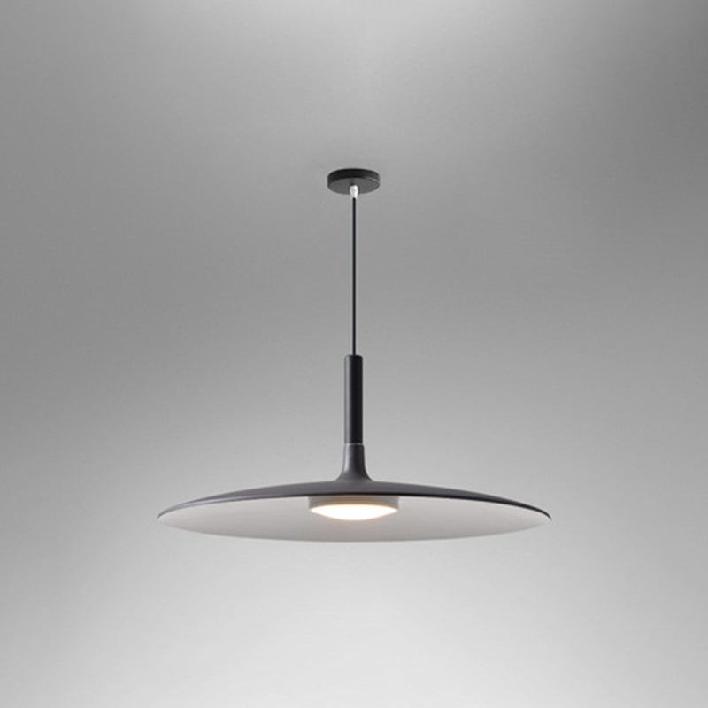 Flying Saucer LED Pendant Light Modern Minimalist Metal Coffee 10" NALANI