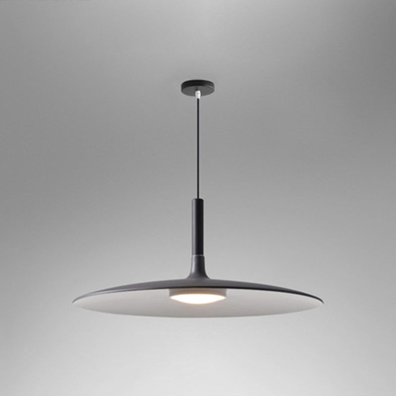 Flying Saucer LED Pendant Light Modern Minimalist Metal Coffee 18" NALANI