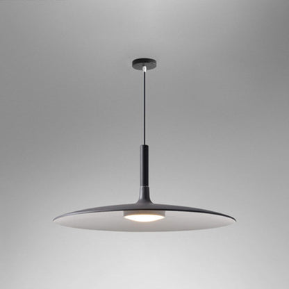 Flying Saucer LED Pendant Light Modern Minimalist Metal Coffee 18" NALANI