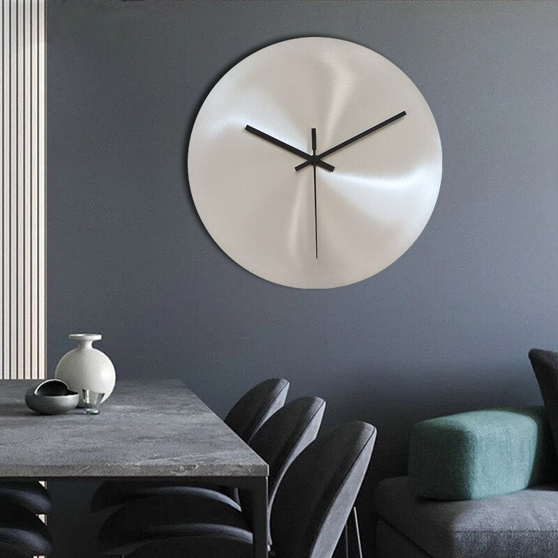 Minimalist Stainless Steel Wall Clock - Stylish and Functional Design NALANI