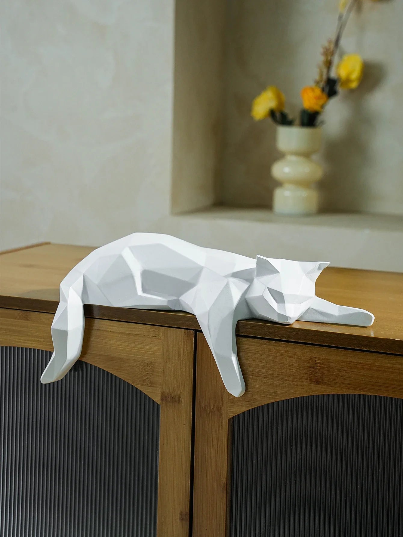 Unique GeoCat Art Piece for Home Decor and Gift Ideas NaLani