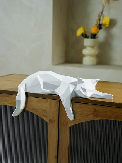 Unique GeoCat Art Piece for Home Decor and Gift Ideas NaLani