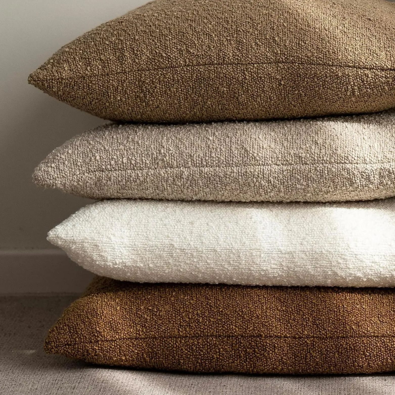 Elegant Boucle Cushion Cover for Sophisticated Home Decor NaLani