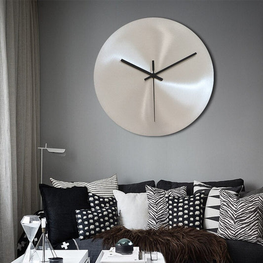 Minimalist Stainless Steel Wall Clock - Stylish and Functional Design NALANI