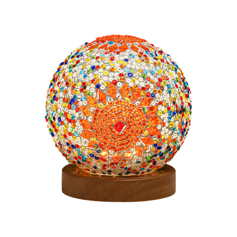 Dimmable Boho Baroque LED Glass Mosaic Table Lamp 9.5 cm NALANI