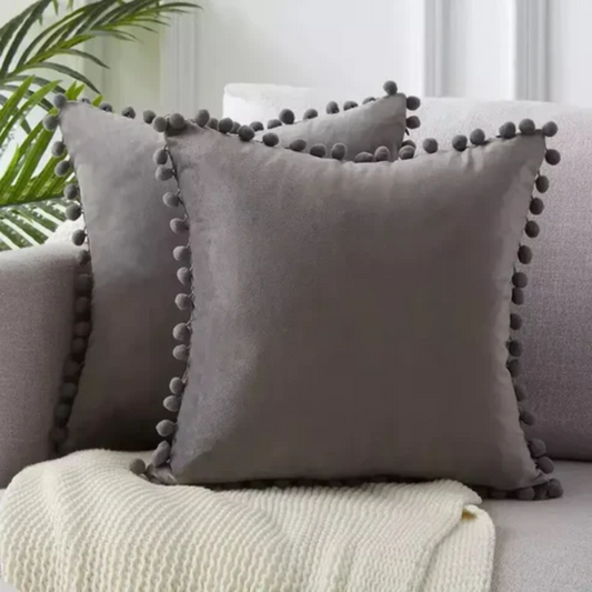 Scandinavian Style Decorative Cushion For Sofa And Lounge Gray NALANI