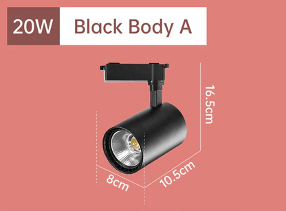 Arvesso | Surface Mounted Customizable LED Spotlights for Any Space Medium A Type Black NALANI