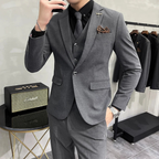 Men's 3-Piece Suit - Suit Jacket Waistcoat and Trousers