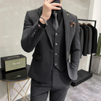 Men's 3-Piece Suit - Suit Jacket Waistcoat and Trousers