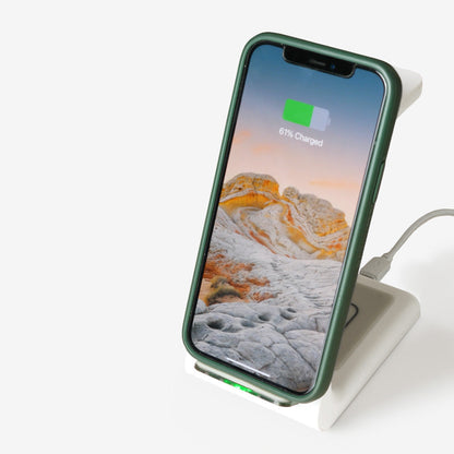 Three In One Wireless Charger For Smartphone Watch Earbuds NALANI