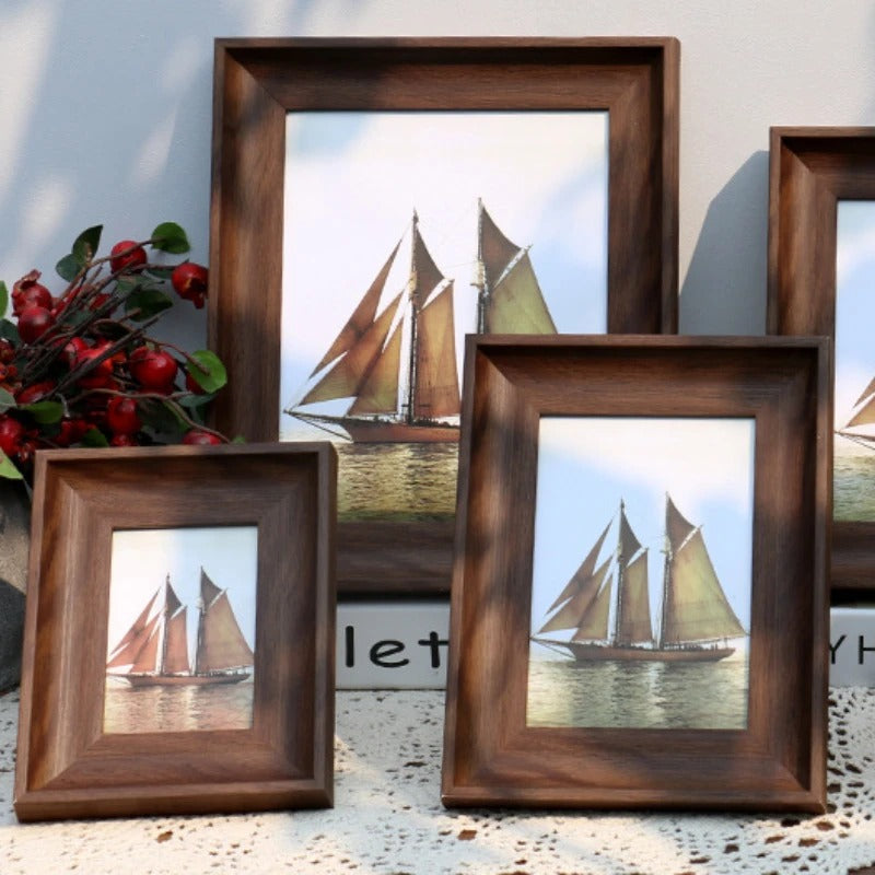 Modern Photo Frame Collection for Stylish Home Décor Dark Wood NaLani