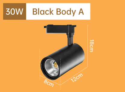 Arvesso | Surface Mounted Customizable LED Spotlights for Any Space Large A Type Black NALANI