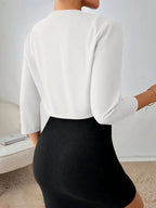 Women’s Short Blazer Jacket | Detail Design With Cropped Fit Structured Fit For All Day Comfort And Office Ready Style