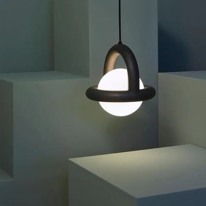 Acrylic Pendant Light With Colorful Globe Finish And LED NALANI