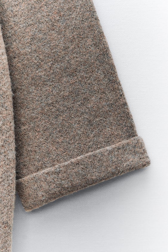 Cozy Short Knit Jacket With Scarf For Women In Winter NALANI