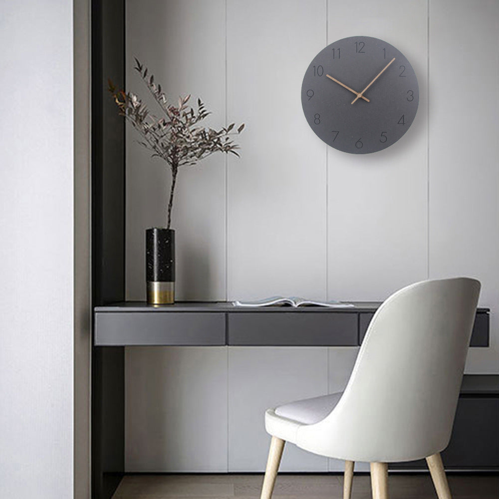 Minimalist Scandinavian Wall Decor Silent Clock 29 cm NaLani