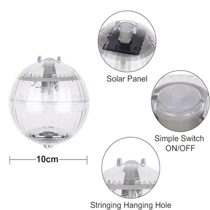 Floating Solar RGB Light For Pool And Garden Ambience NALANI