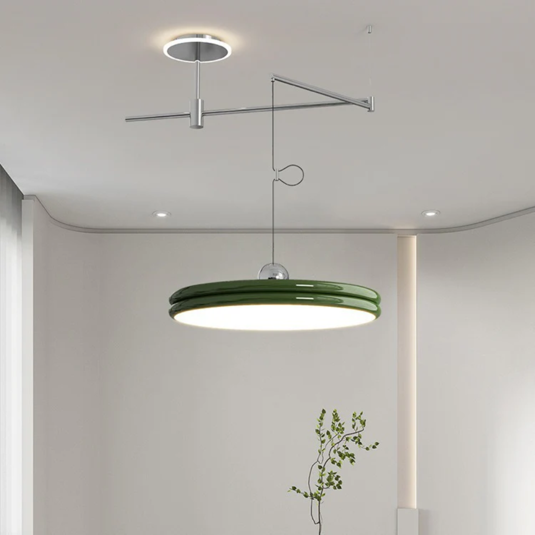 Modern Adjustable Arm Pendant Light For Dining Table Green NALANI