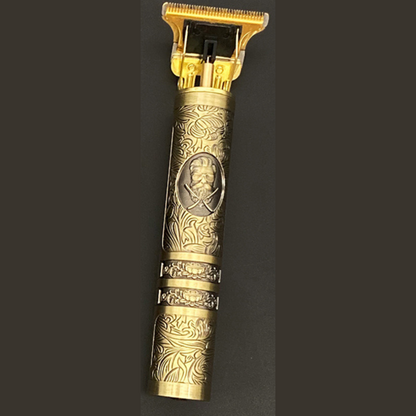 Rechargeable Vintage Barber Trimmer With Attachments Moustache Goud NALANI