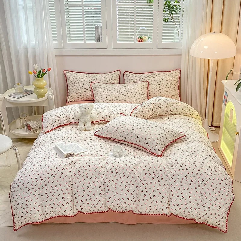 Cherry Blossom and Berry Fields Dream Bedding Set Collection NaLani