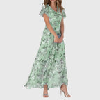 Lola | Flattering Wrap Midi Dress For Elegant Evenings And Daywear
