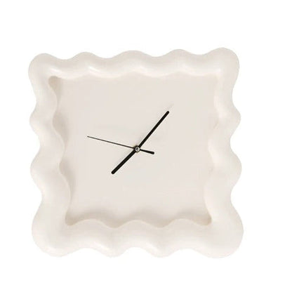 Elegant Minimalist Wall Clock for Home Decor 30cm ABS Plastic White NaLani