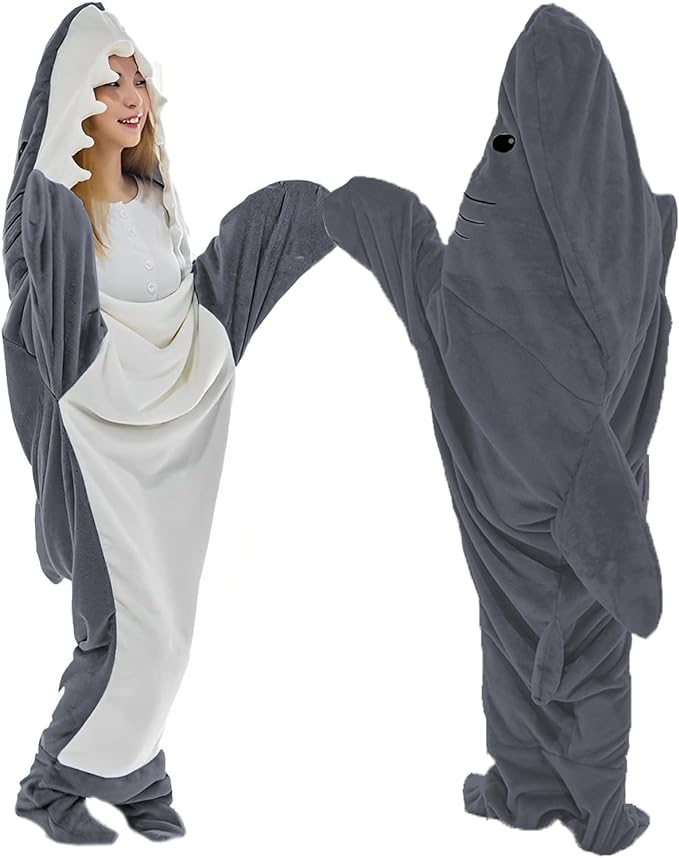 Shark Shaped Cozy Winter Blanket Soft and Trendy Home NALANI