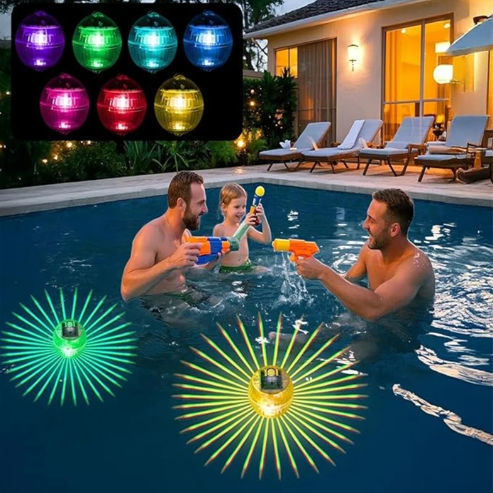 Floating Solar RGB Light For Pool And Garden Ambience NALANI