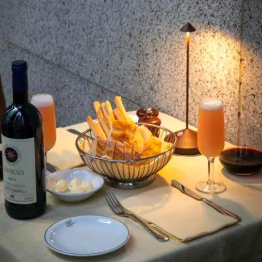Wireless LED Table Lamp for Modern Home Decor and Brightness NaLani