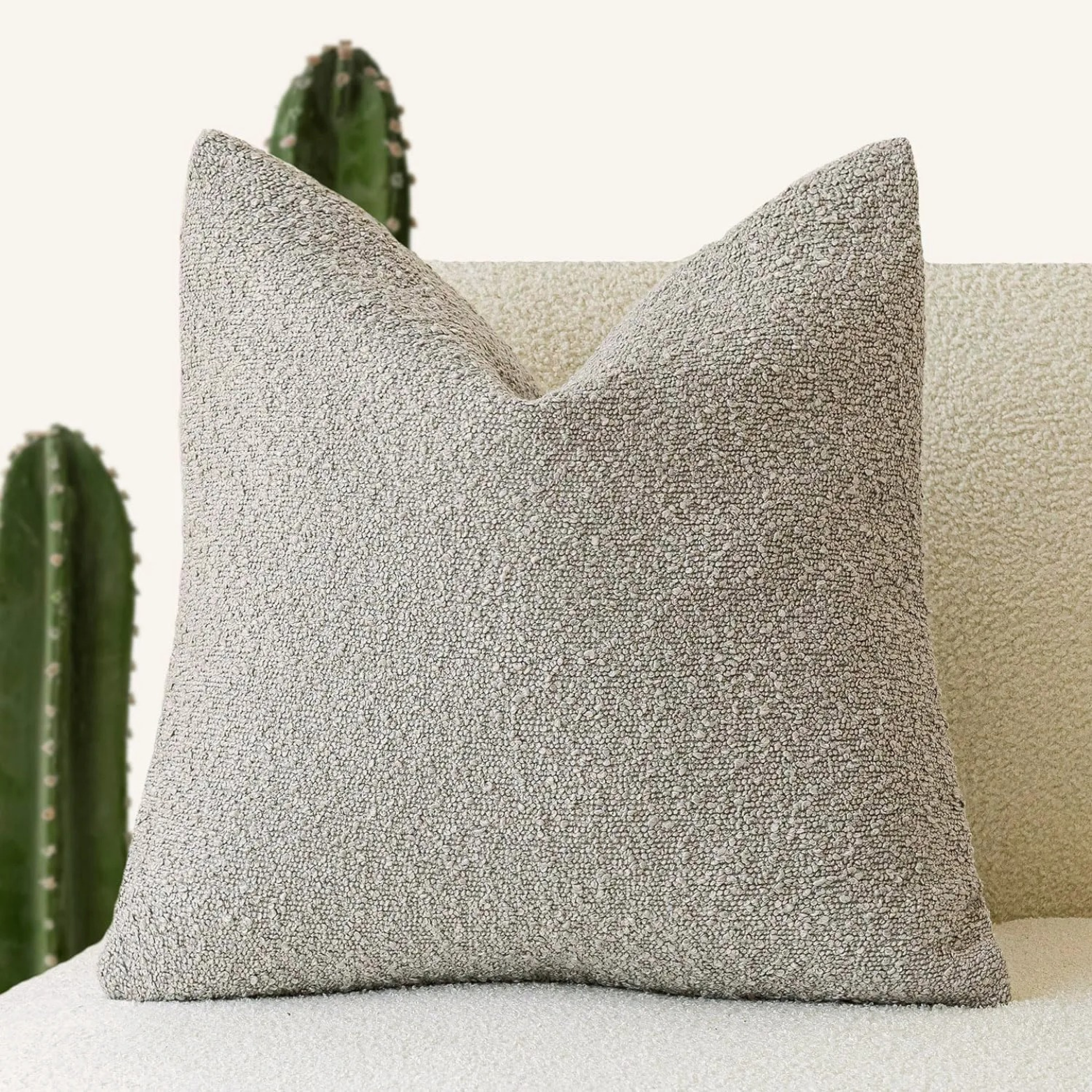 Elegant Boucle Cushion Cover for Sophisticated Home Decor NaLani
