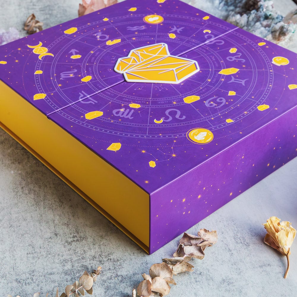 Reiki Halloween Crystals Advent Calendar Gift Box Healing Surprises