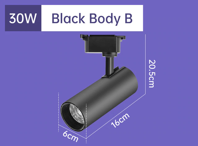 Arvesso | Surface Mounted Customizable LED Spotlights for Any Space Extra Large B Type Black NALANI