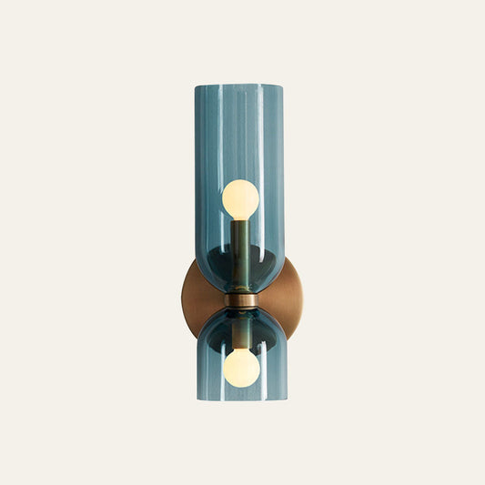 Double Head Glass Wall Lamp LED Sconces for Bedroom Decor NALANI