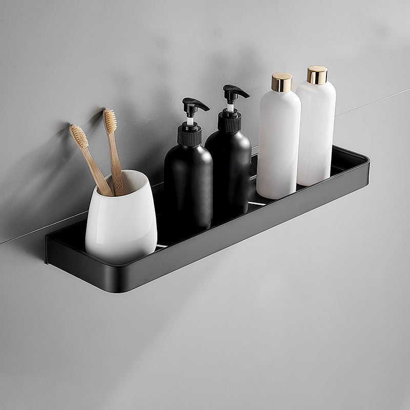 Matte Black Modern Bathroom Bath Shelf Set Anti Rust 1 Piece Bath Shelf (20"L ) NALANI