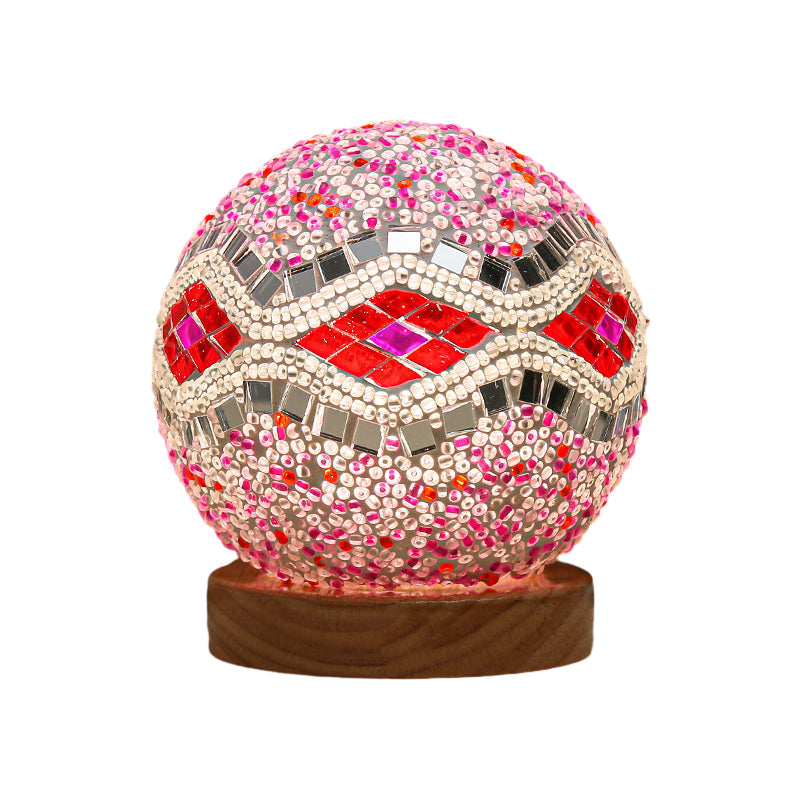 Dimmable Boho Baroque LED Glass Mosaic Table Lamp 9.5 cm NALANI