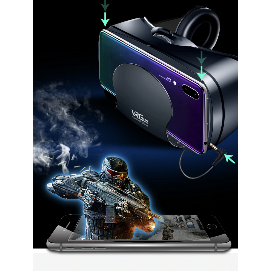 Immersive VR Headset With Integrated For iPhone And Android NALANI