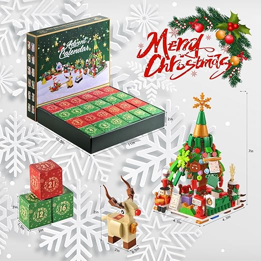 Building Blocks Advent Calendar 2025 24 Days Creative Fun