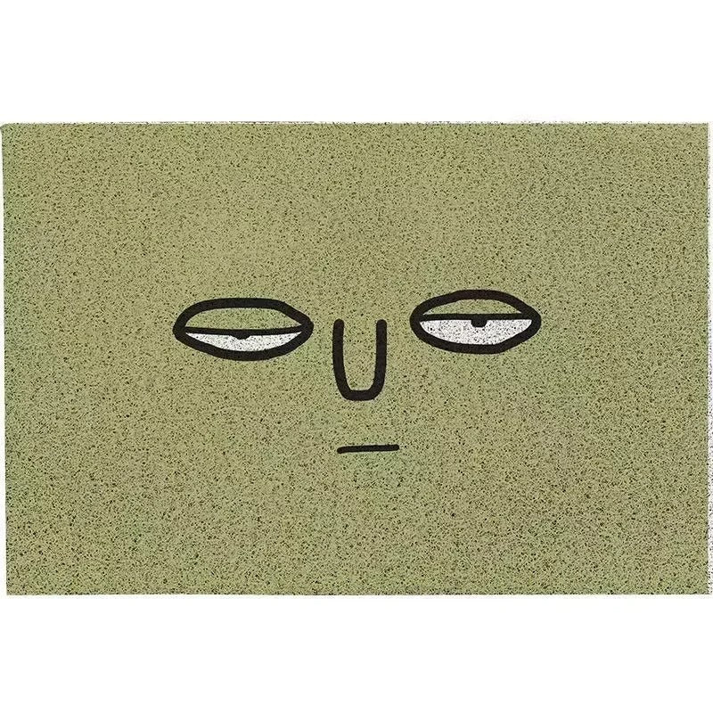Mood Emoji Doormat Collection for Fun Home Decor Sleepy NaLani