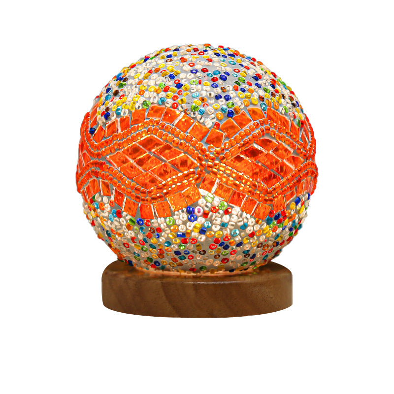 Dimmable Boho Baroque LED Glass Mosaic Table Lamp 9.5 cm NALANI