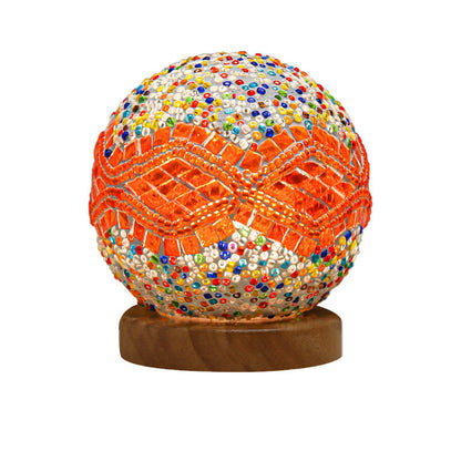 Dimmable Boho Baroque LED Glass Mosaic Table Lamp 9.5 cm NALANI