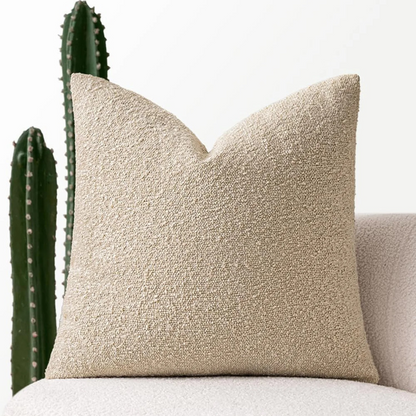 Elegant Boucle Cushion Cover for Sophisticated Home Decor Light Camel NaLani