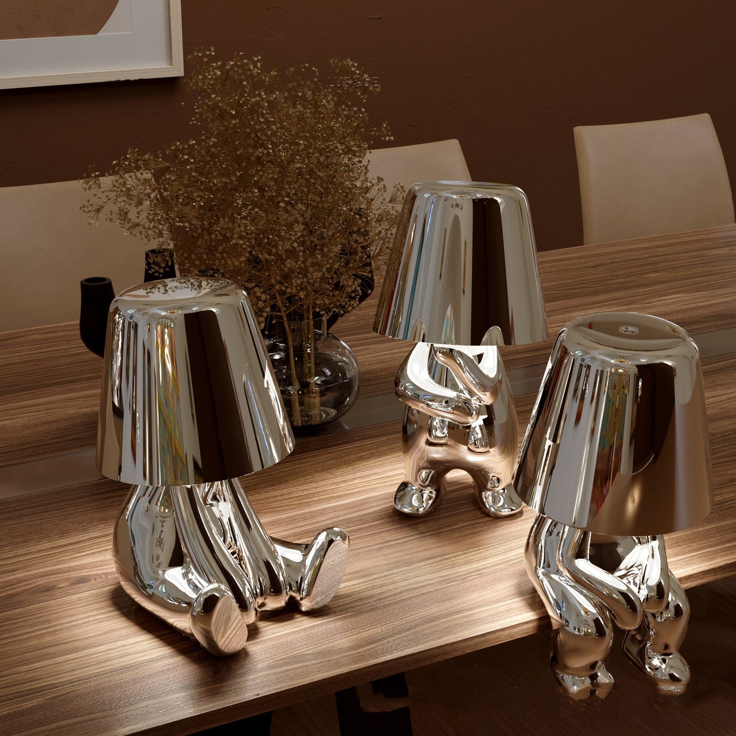 Unique Thinker Lamp Decor for Stylish Home Accent or Gift NaLani