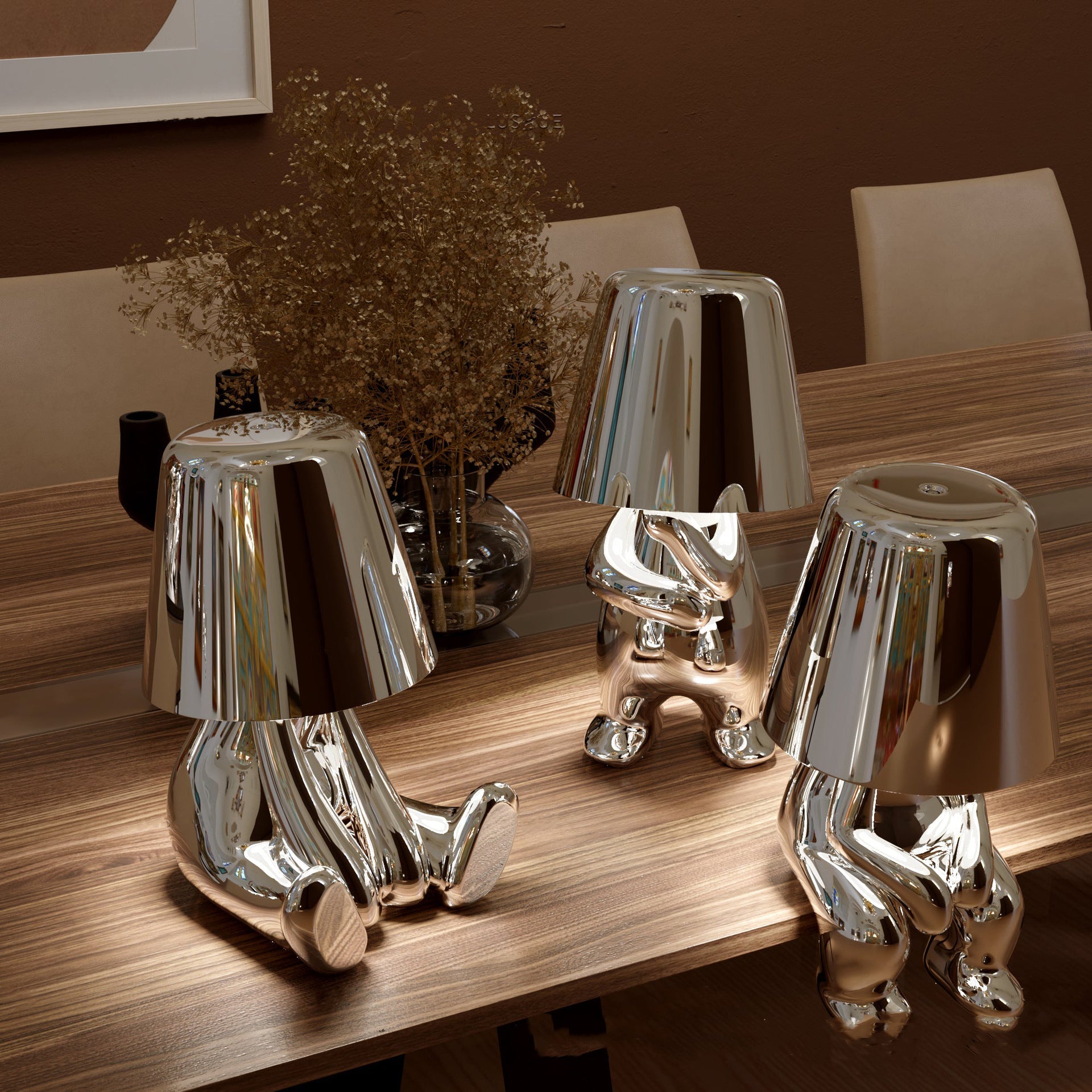 Unique Thinker Lamp Decor for Stylish Home Accent or Gift NaLani
